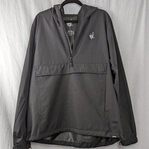 Mike Shinoda Black Anorak Jacket Hoody Size Large